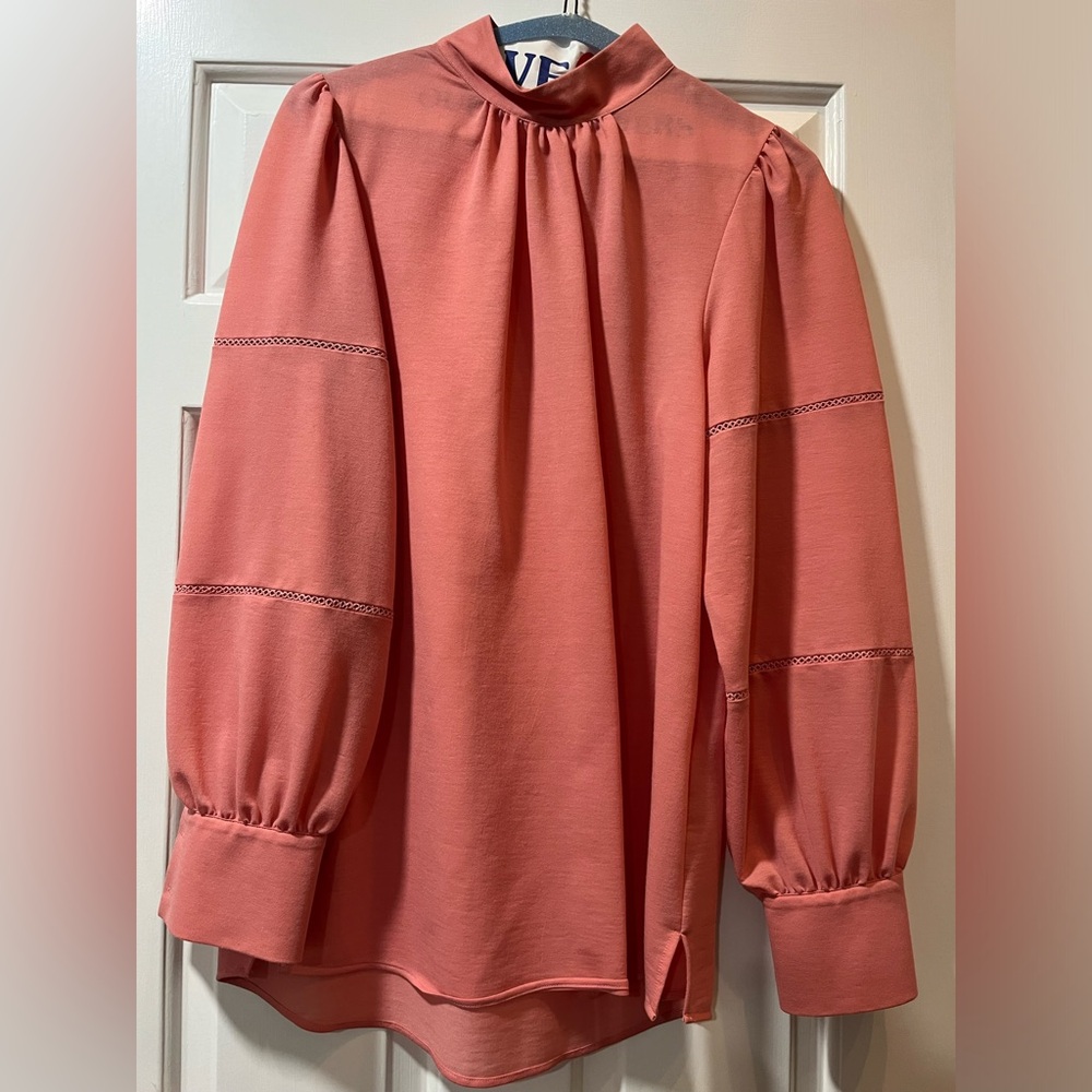 Mossimo dutti coral blouse size s